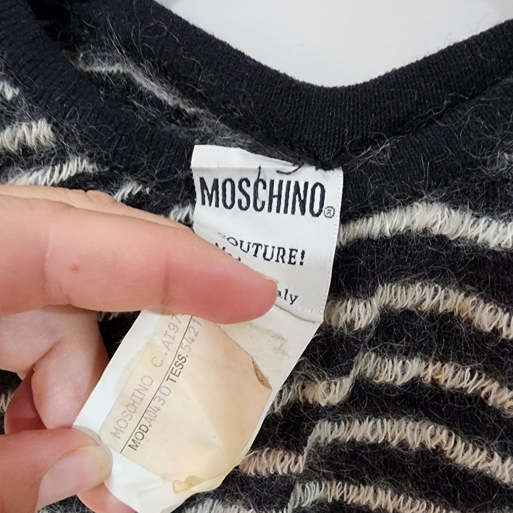 Moschino mohair dress, vintage RARE - Picture 2 of 9